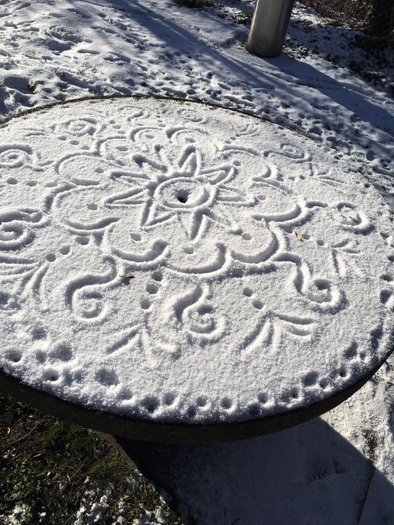 Photo : Mandala des neiges, Pinterest