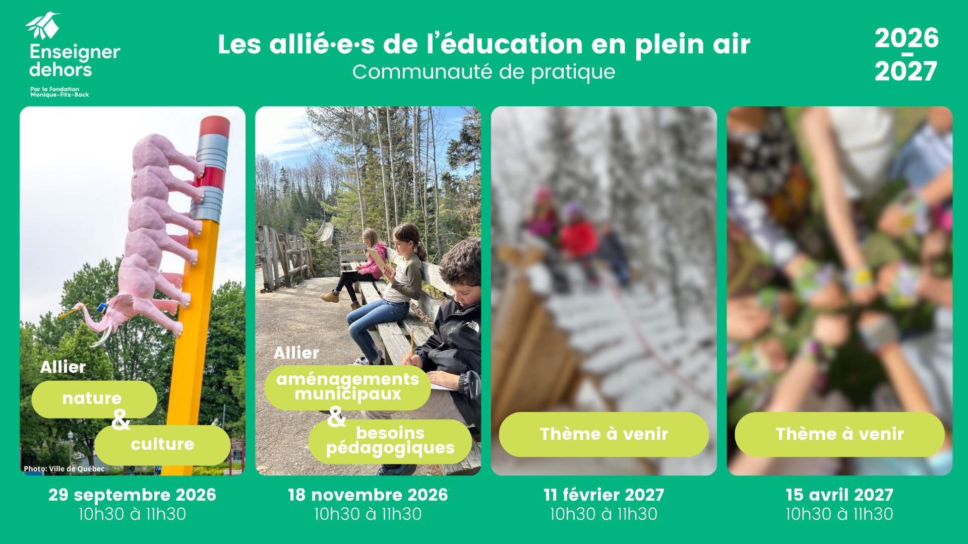 Enseigner dehors